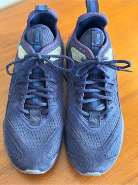 Puma LQDCELL Optic Sheer Blue Pink Sneakers Size 9.5